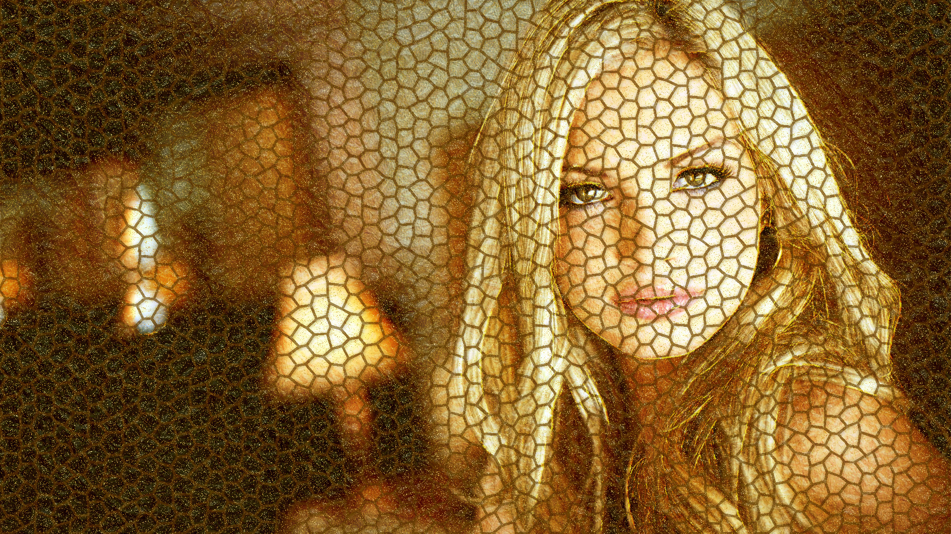 beautiful-women-wallpaper-hd-, as a Golden Mosaic.jpg