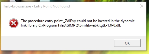 gimp 2.8.20 startup error.jpg