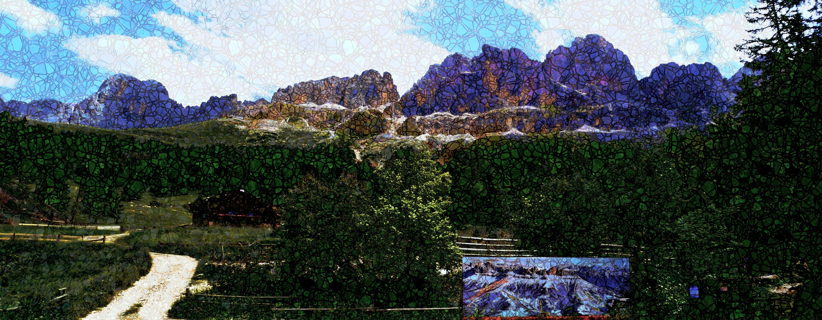 2019-05-10 07-05-56 Dolomiti_2012_Samsung_2012-07-02_SAM_0236_stitch, as a simple stone mosaic, on 8 areas, using Mosaic group = NSBrokenH500.jpg