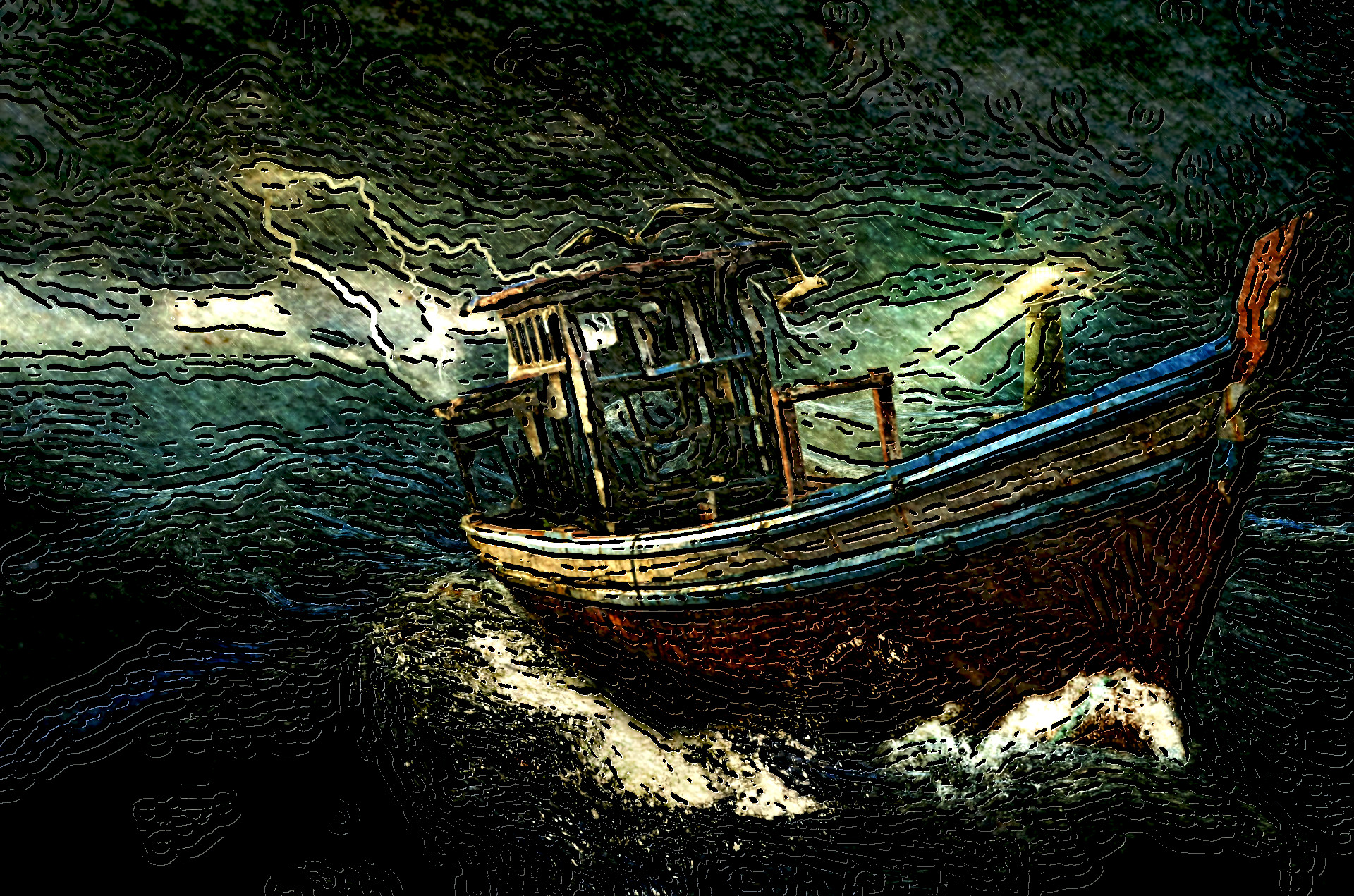 old-boat-in-storm_DN_EngravedOnWoodorStone_Stone_Issa.JPG