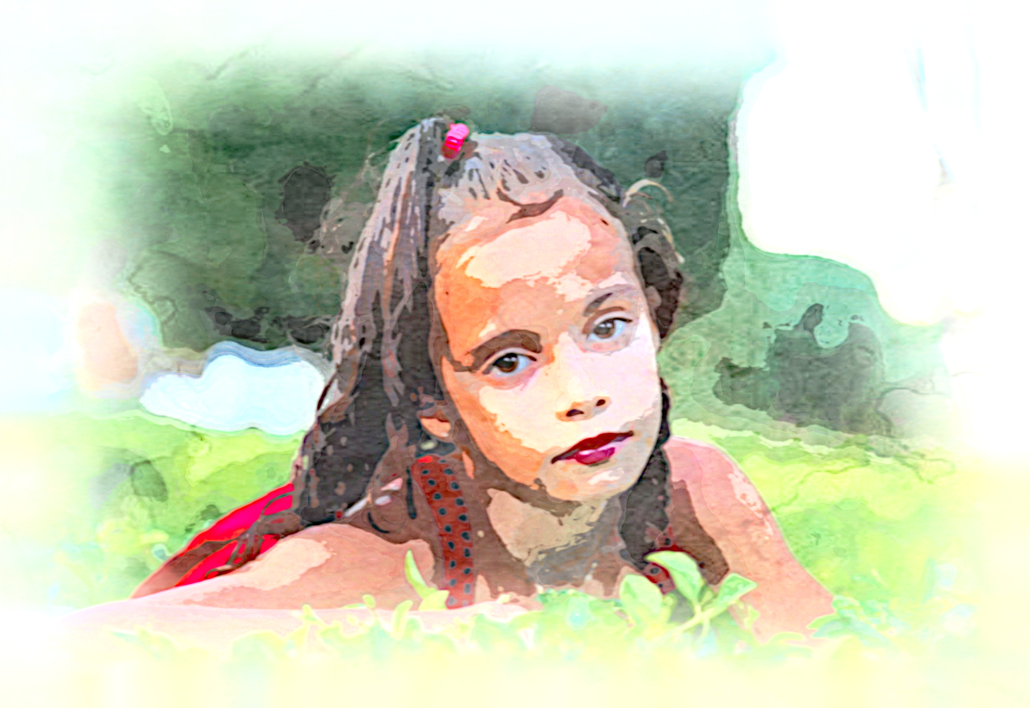 2020-03-30 08-09-48 girl-1204290_1920 as a digital aquarel, using24 colours, source portrait, look delicate plus.jpg