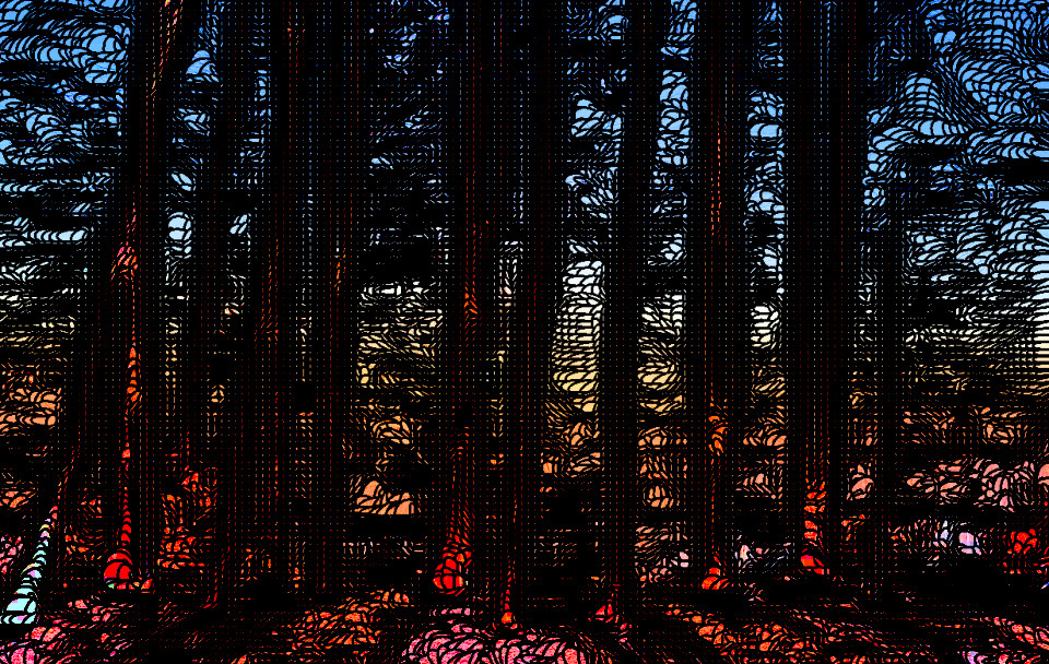 2020-05-09 09-34-23forest-1950402_960_720 with a drawing effect thru Diffusion Tensors simple (tensors size=6.0).jpg