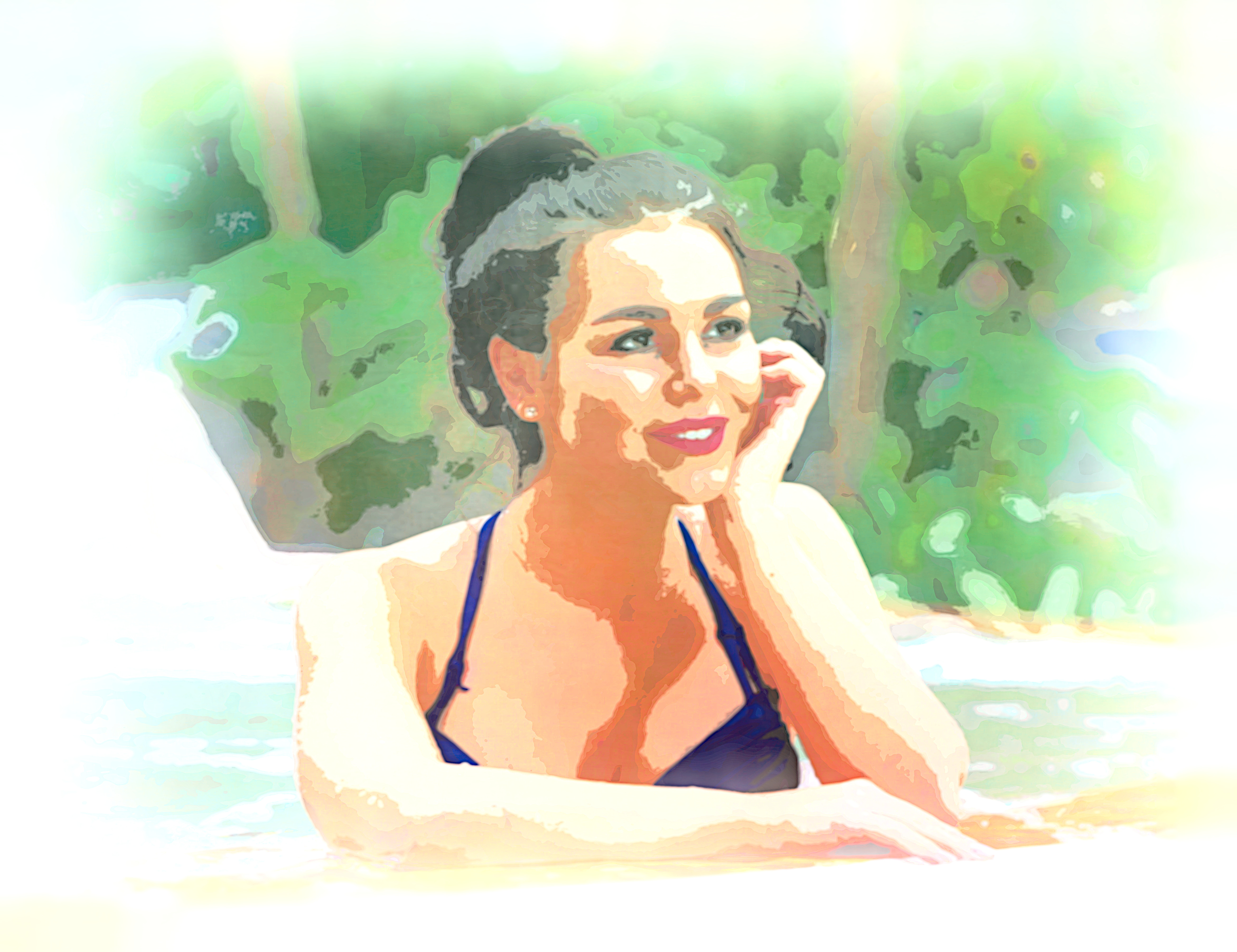 2020-05-11 09-51-14 bikini-woman-relaxation-water-3967827 as a digital aquarel, using18 colours, source portrait, look delicate plus.jpg