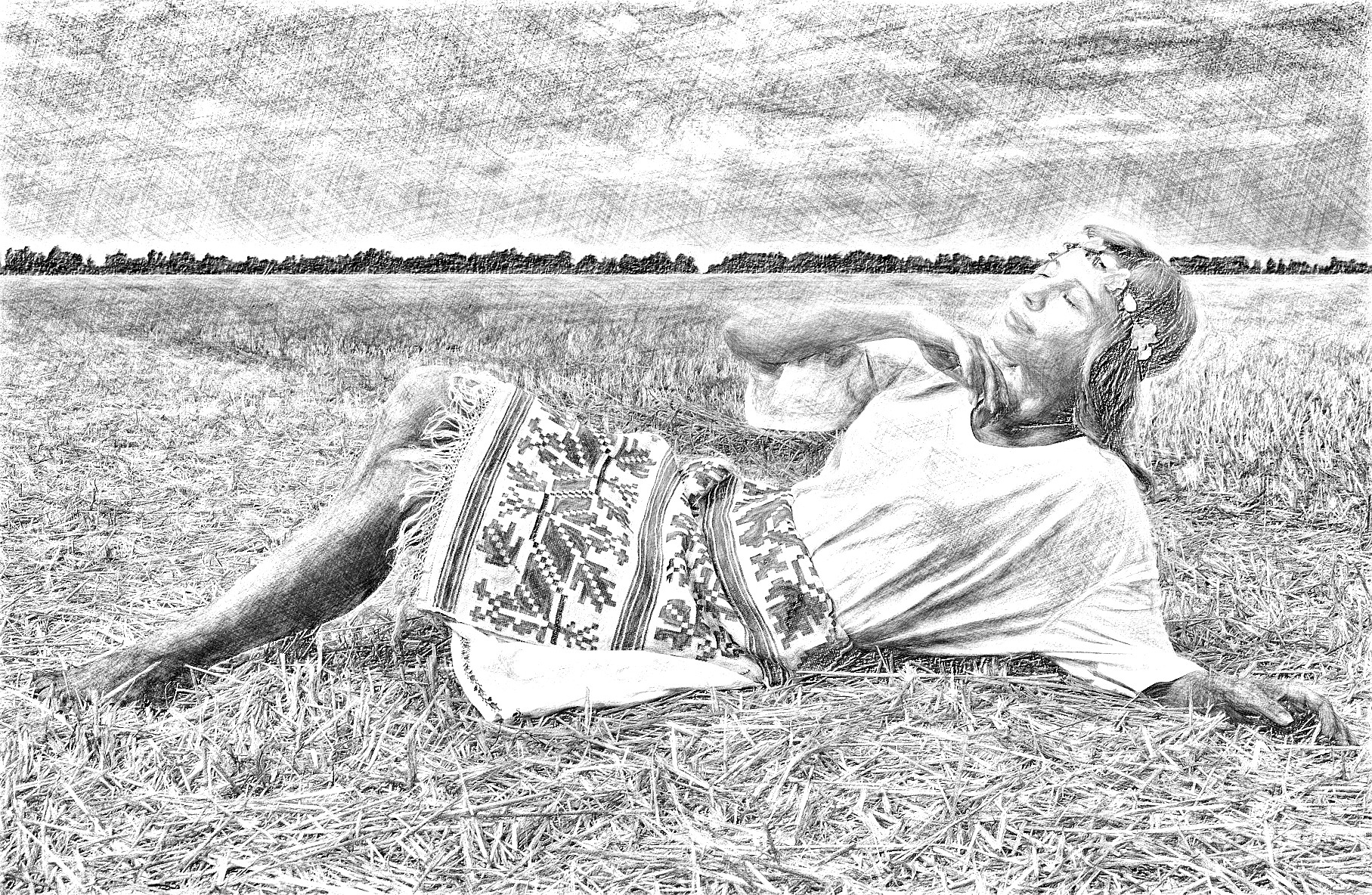 2020-08-26 09-58-35woman-5468716_1920 with a draw effect style A, option B&W and pencil lead=HH (GEGL desat C2G).jpg