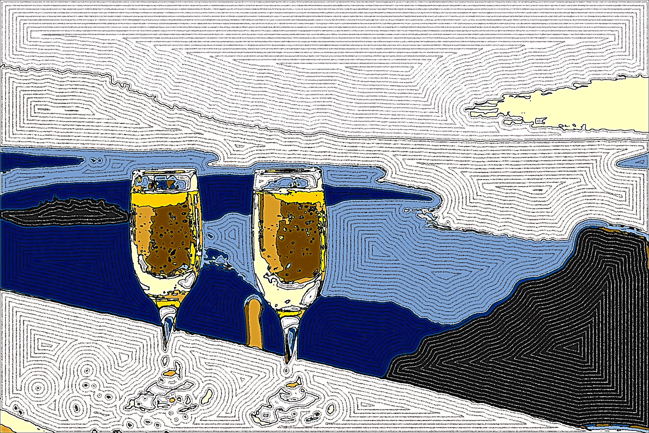sparkling-wine-1030754_1920, as a drawing style M, colours=9 (simple),BG=none.jpeg