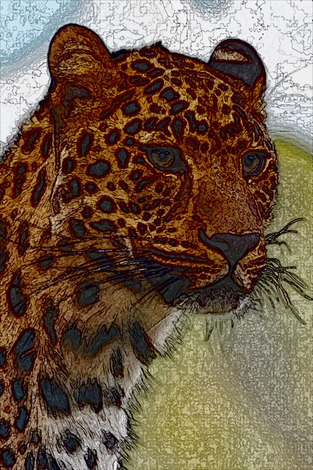 2021-04-24 15-42-44 cheetah-leopard-animal-big-87403 with effect A (MedianBlur+Edge), option colours (normal texture) and draw look=medium.jpeg
