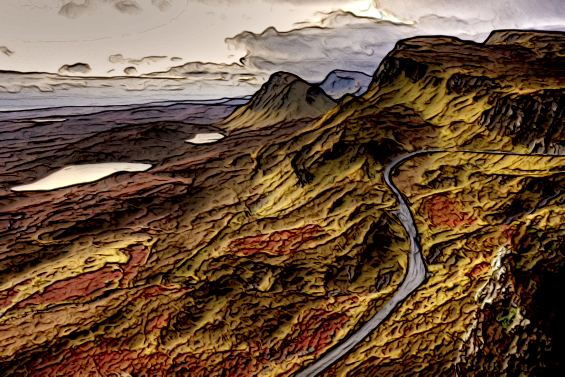 2021-04-27 18-17-56 landscape-nature-mountains-road-39391 with effect B (MeanCurvature+Neon), option colours (strong texture) and edges=large.jpeg