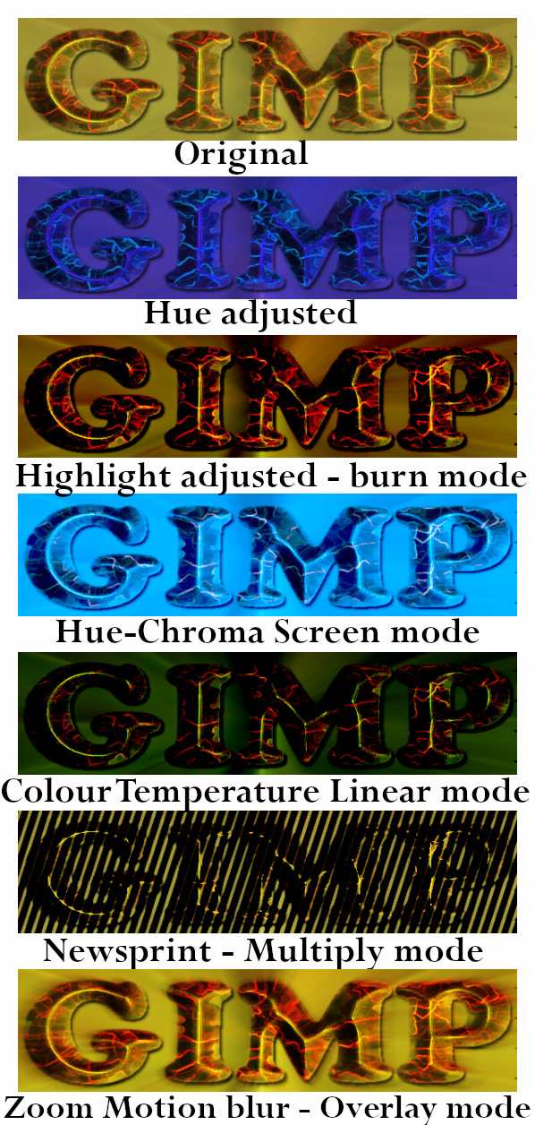 Different effects using layer modes etc.png