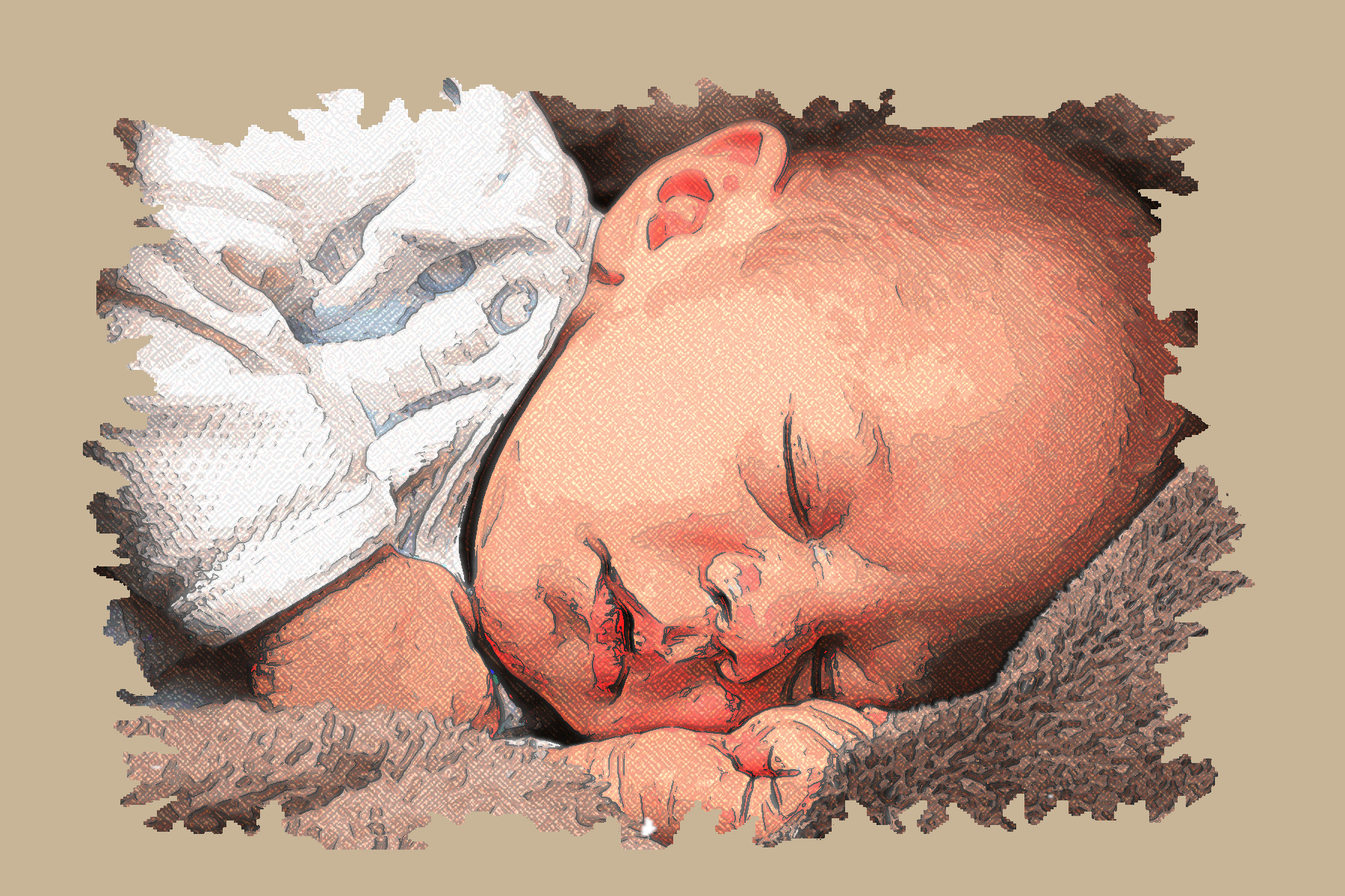 2022-01-11 14-17-52baby-21998_1920 as a drawing with texture coloree (BC2X) (lines look regular) (lines look 2 cross) (texture colour used [191,125,94]) (nr of areas 255).jpeg