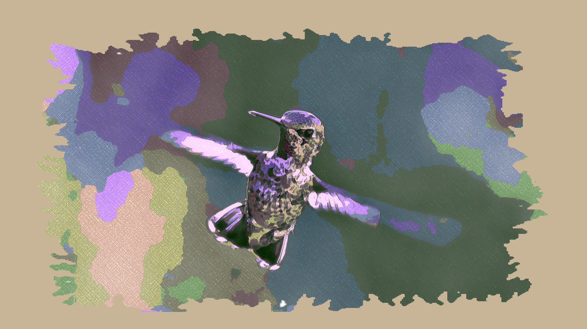 2022-01-11 14-57-57hummingbird-691483_1920 as a drawing with texture coloree (BC2X) (lines look regular) (lines look 2 cross) (texture colour used [73,76,137]) (nr of areas 11).jpeg