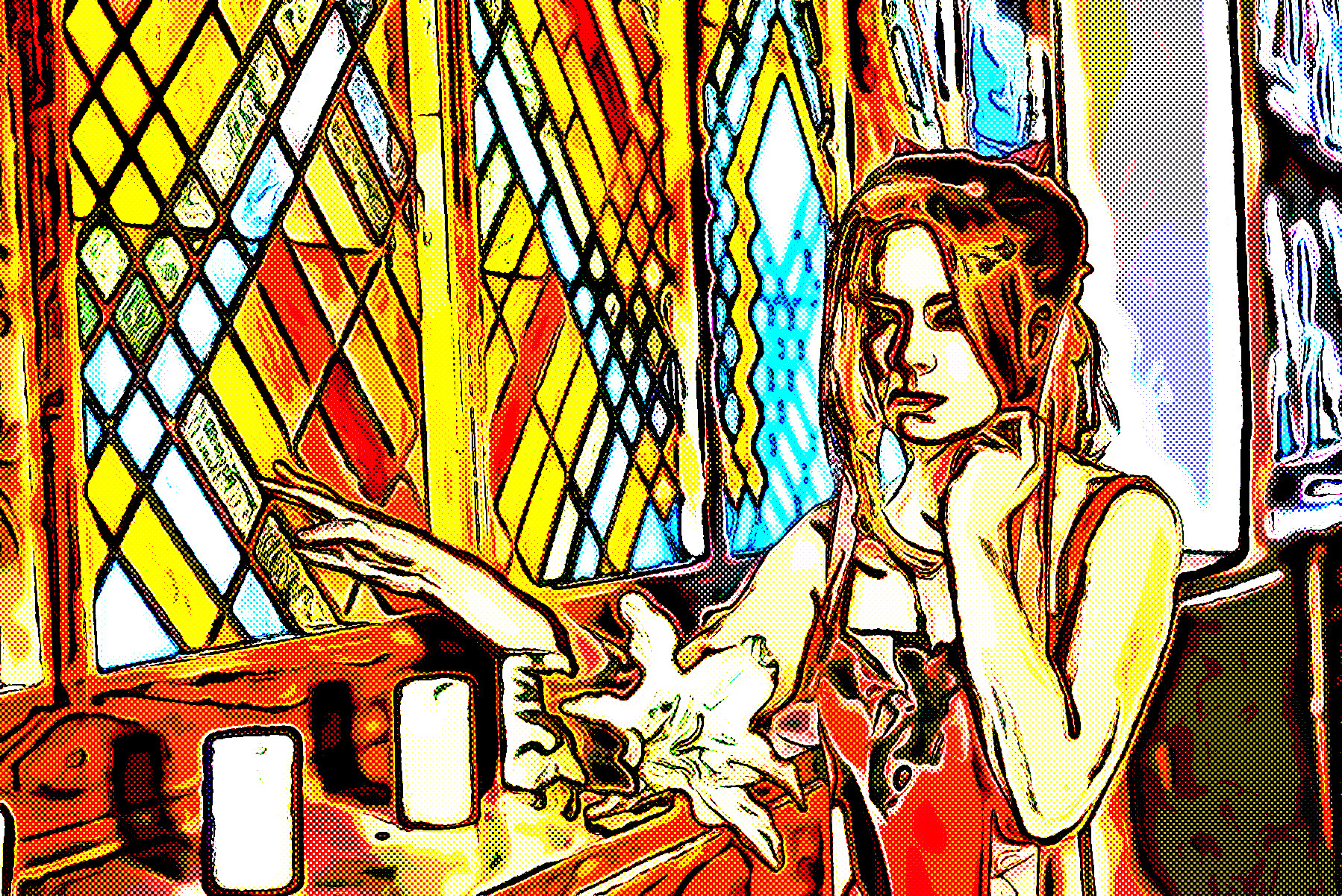 2022-05-03 06-48-25 aerith_in_the_church_slums_by_dungeonqueen_df4ixdx_scaled with JVID effect F3 (Halftone Graphic Art) v.3 (in colours).jpeg