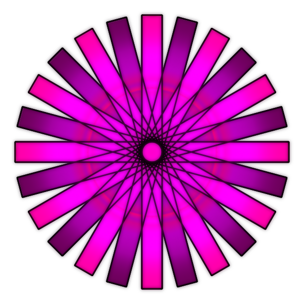 flowery star, pink w black edges, softed.png