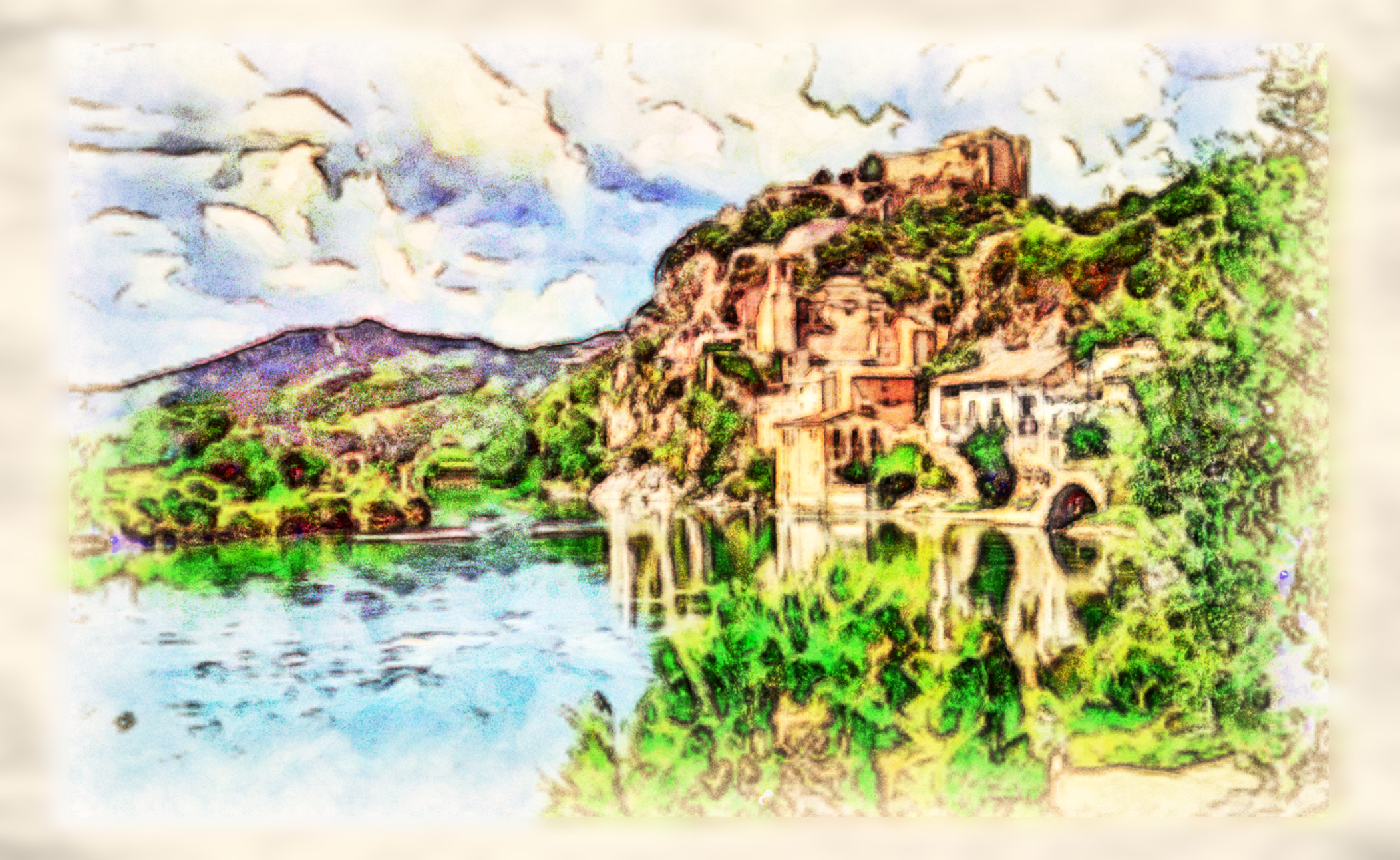 2023-10-04 18-21-23 miravet___riu_ebre__poble_i_castell_by_jobove_reus_df566g7 with a Watercolor Pastels Effect 2023 (4.0,75.0,32.0,50.0,10.0,8.0,75.0,True,0).jpg