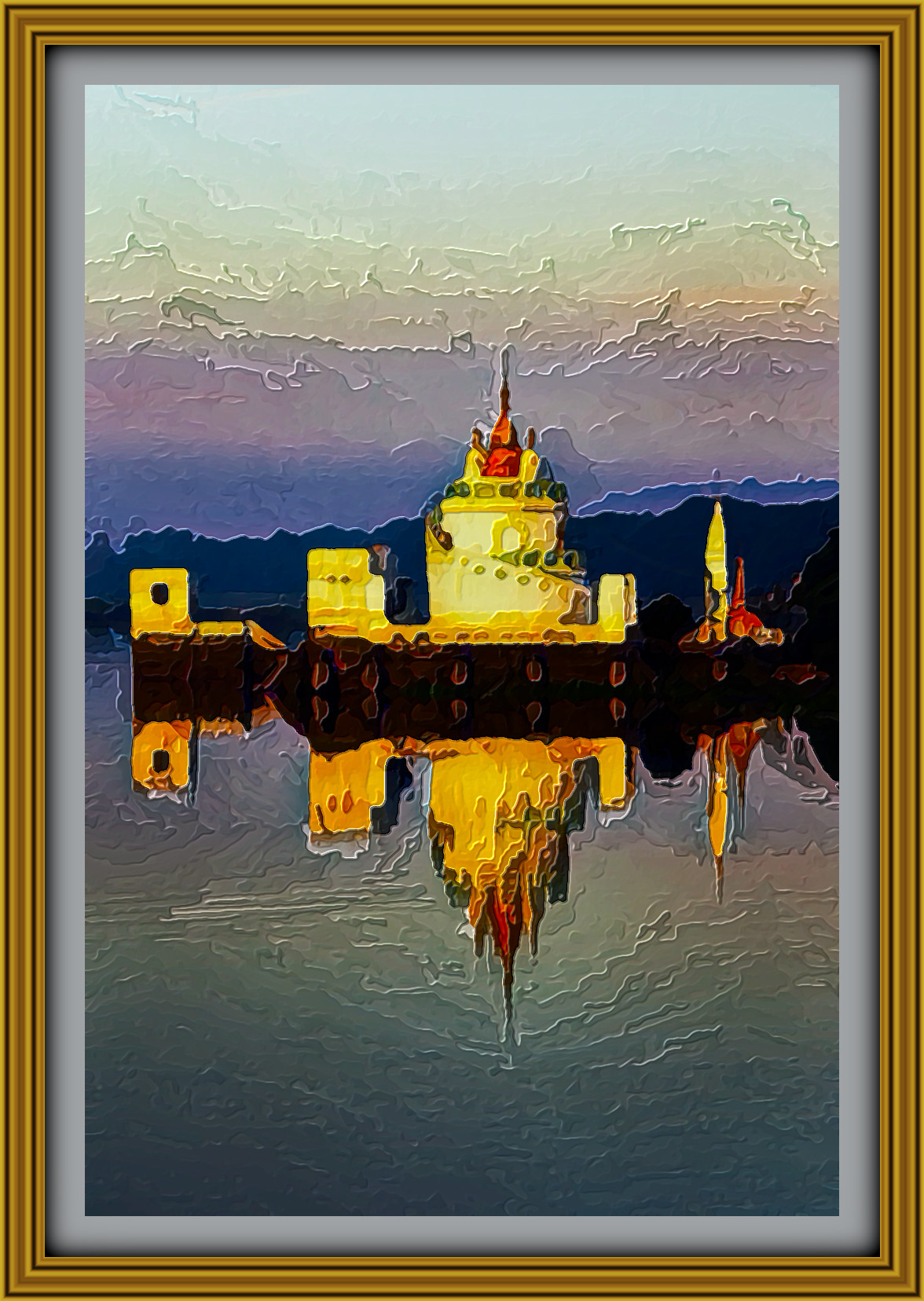 2024-02-15 09-48-41 Temple_Reflections_Taungthaman_Lake_Mandalay_Myanmar_Colby_Brown with JVID Embossed Graphic Effect, parms=1, 127.0, 6.0, 8.0, 7.5, 9.75, 1.5, 0.0, 0.jpeg