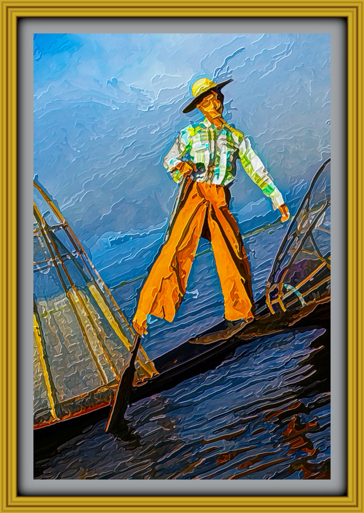 2024-02-15 09-52-03 Inle_Lake_Fisherman_Portrait_Myanmar_Colby_Brown_5 with JVID Embossed Graphic Effect, parms=1, 127.0, 6.0, 8.0, 7.5, 9.75, 1.5, 0.0, 0.jpeg