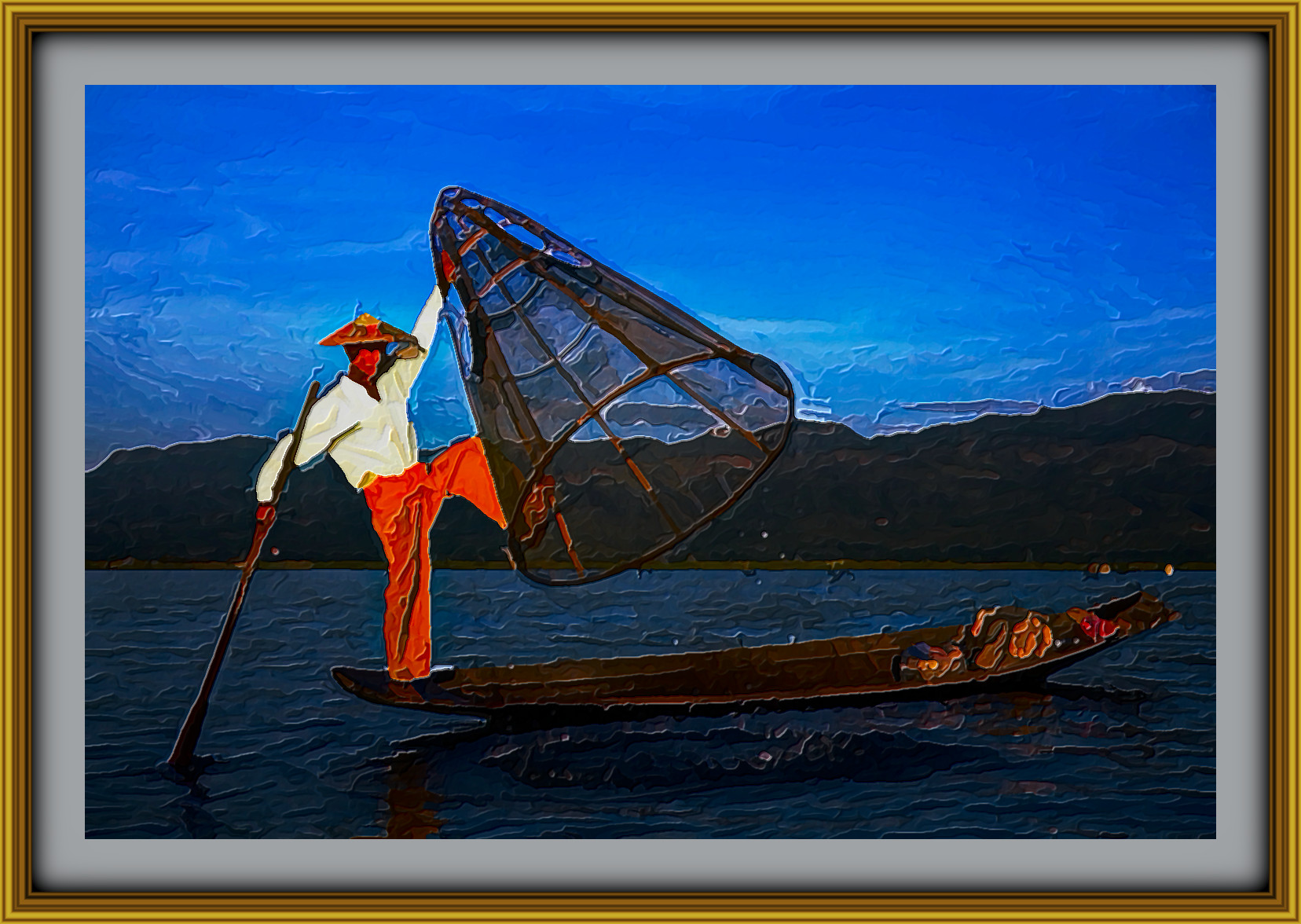 2024-02-15 10-13-32 Inle_Lake_Fisherman_Myanmar_Colby_Brown_3 with JVID Embossed Graphic Effect, parms=1, 127.0, 6.0, 8.0, 7.5, 9.85, 1.5, 0.0, 0.jpeg