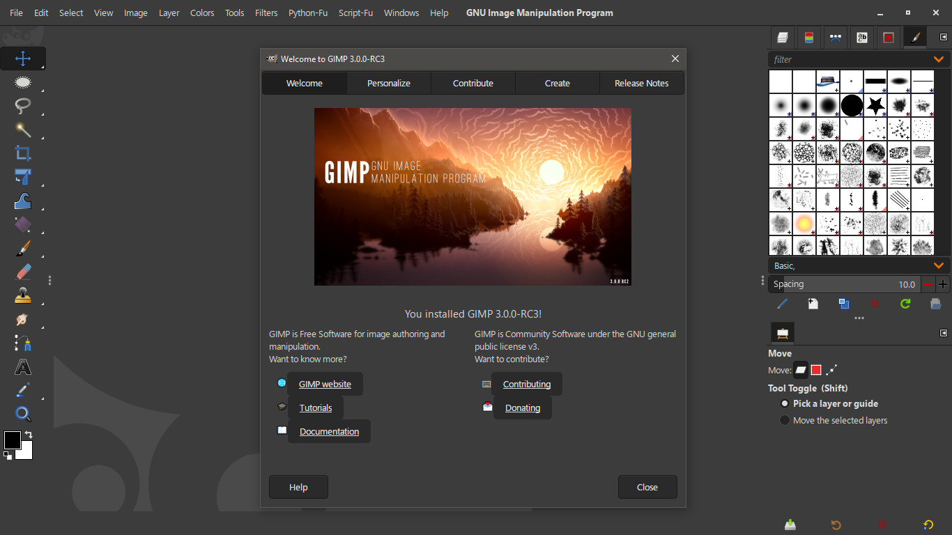 Post GIMP 3 RC1, RC2, RC3 - Finale Coverage - Page 3 • GIMP Chat