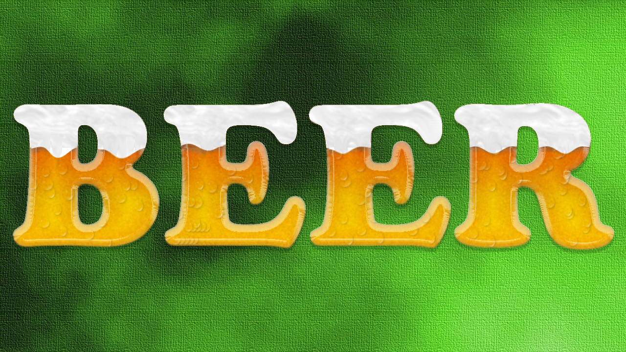 10 beer text styles for photoshop