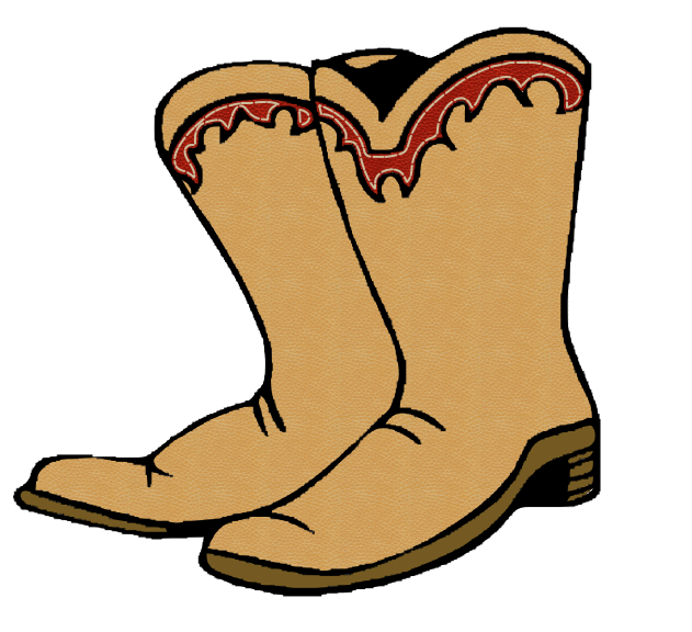pair of cowboy boots coloring pages - photo #47