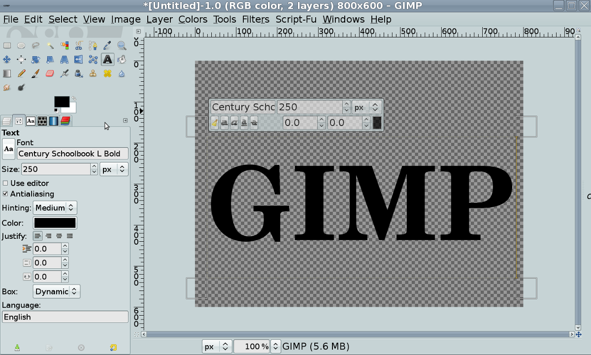 gimp photo editor tutorial creating layers