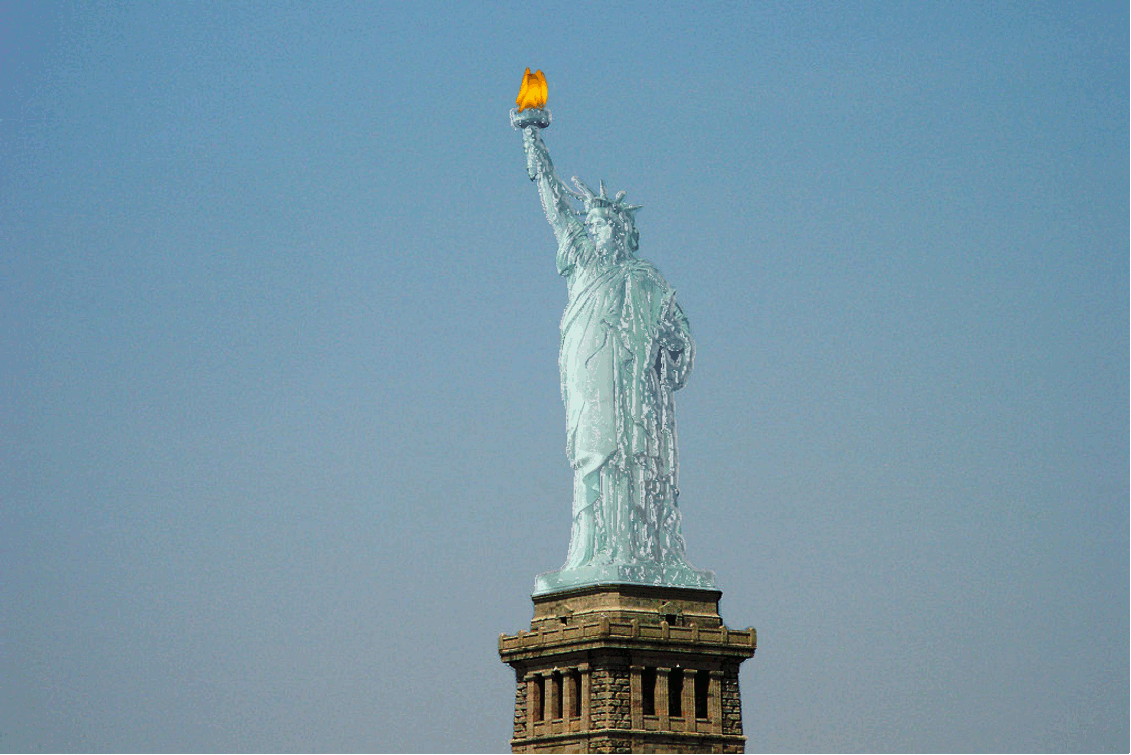 Glass Statue of Liberty.gif