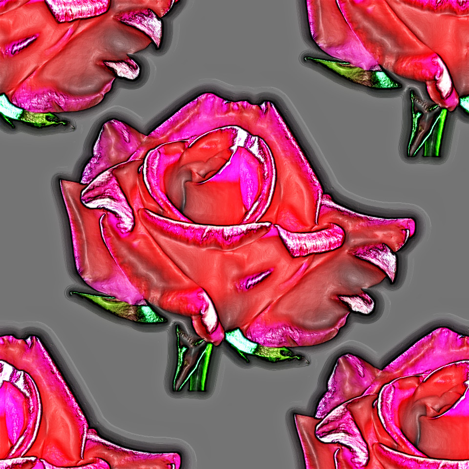 PatternBasRelief from red-rose-320891_960_720.jpg