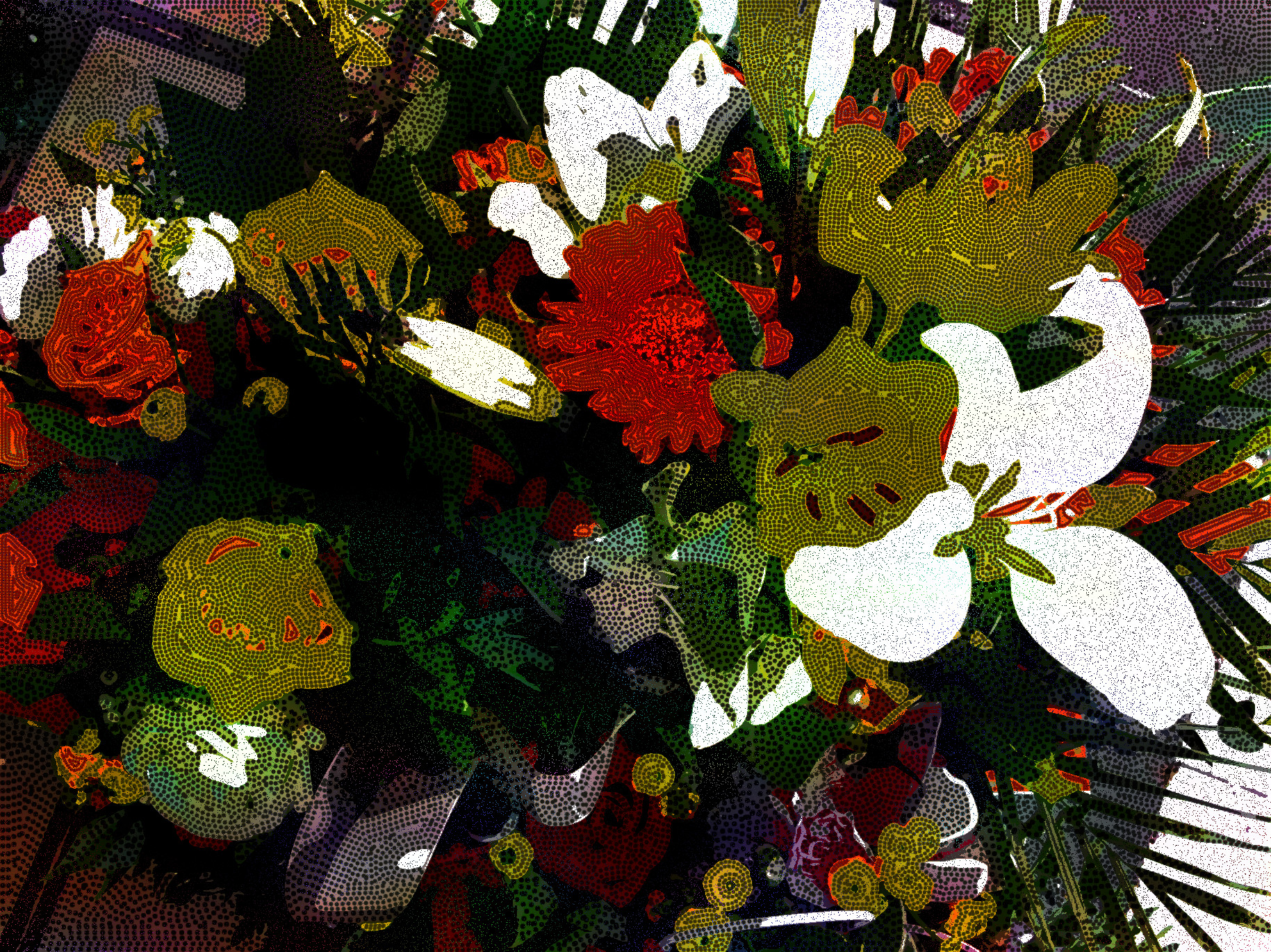 2017-10-15 15-25-43 flower-604034_960_720, a multi-scaled Voronoi, on 8 areas, look of engraved dots.jpg