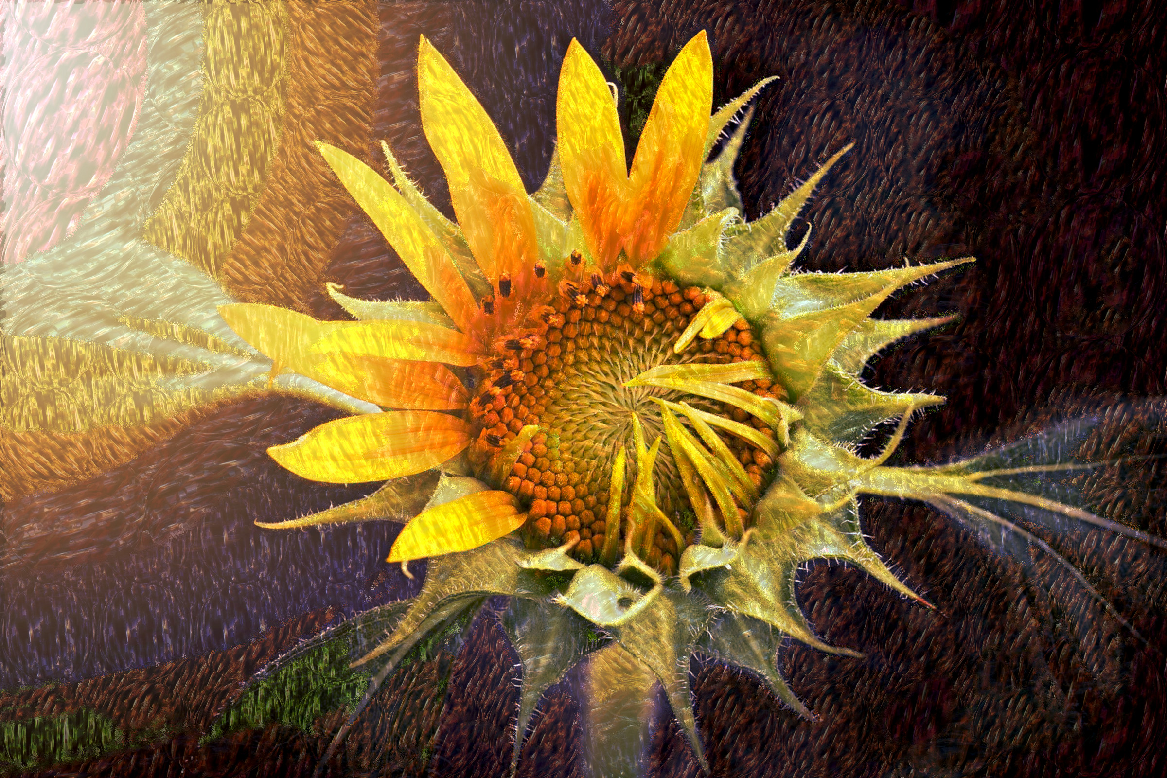 2018-12-15 05-49-28 sunflower-3113318_1920, simulating VanGogh, on 32 areas.jpg
