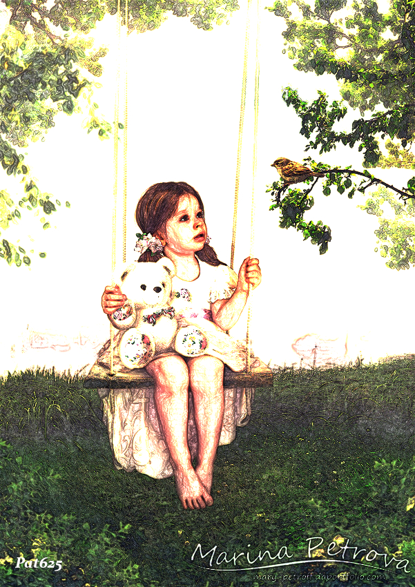 Issa Tut.Drawing effect. Girl on Swing.jpg