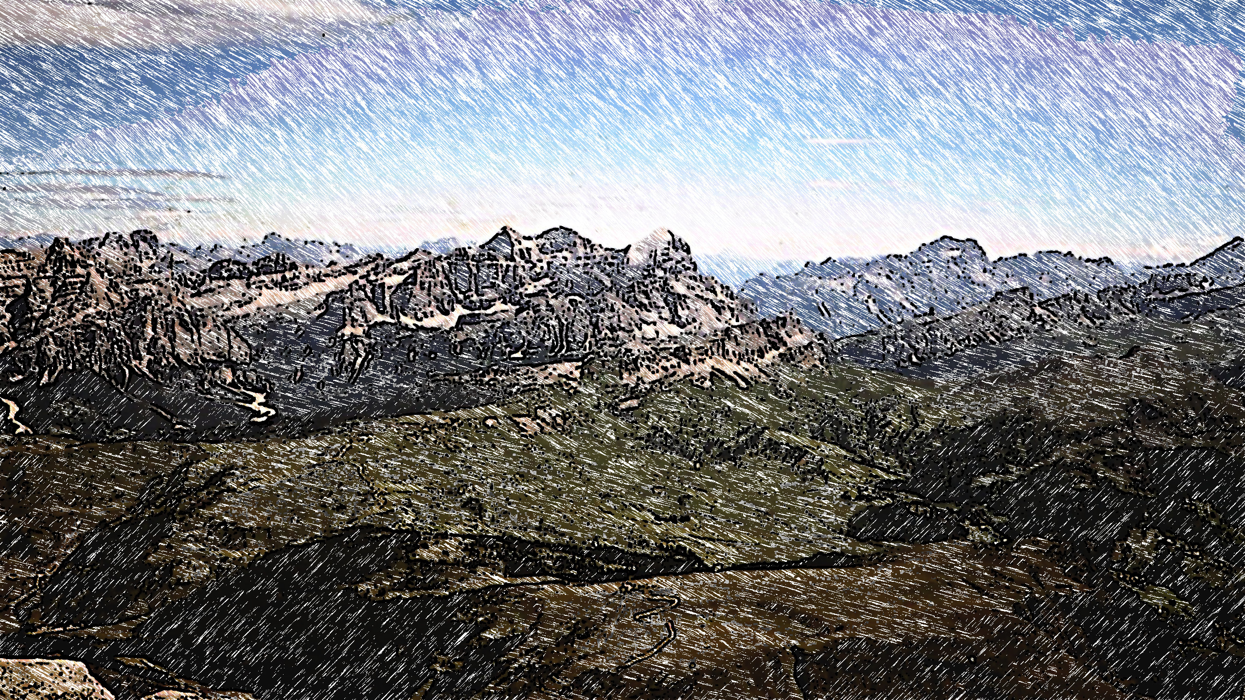 2019-04-02 10-07-43 Dolomiti_1987_dia1338 as an ink-pen drawing (4 areas) PinLight.jpg