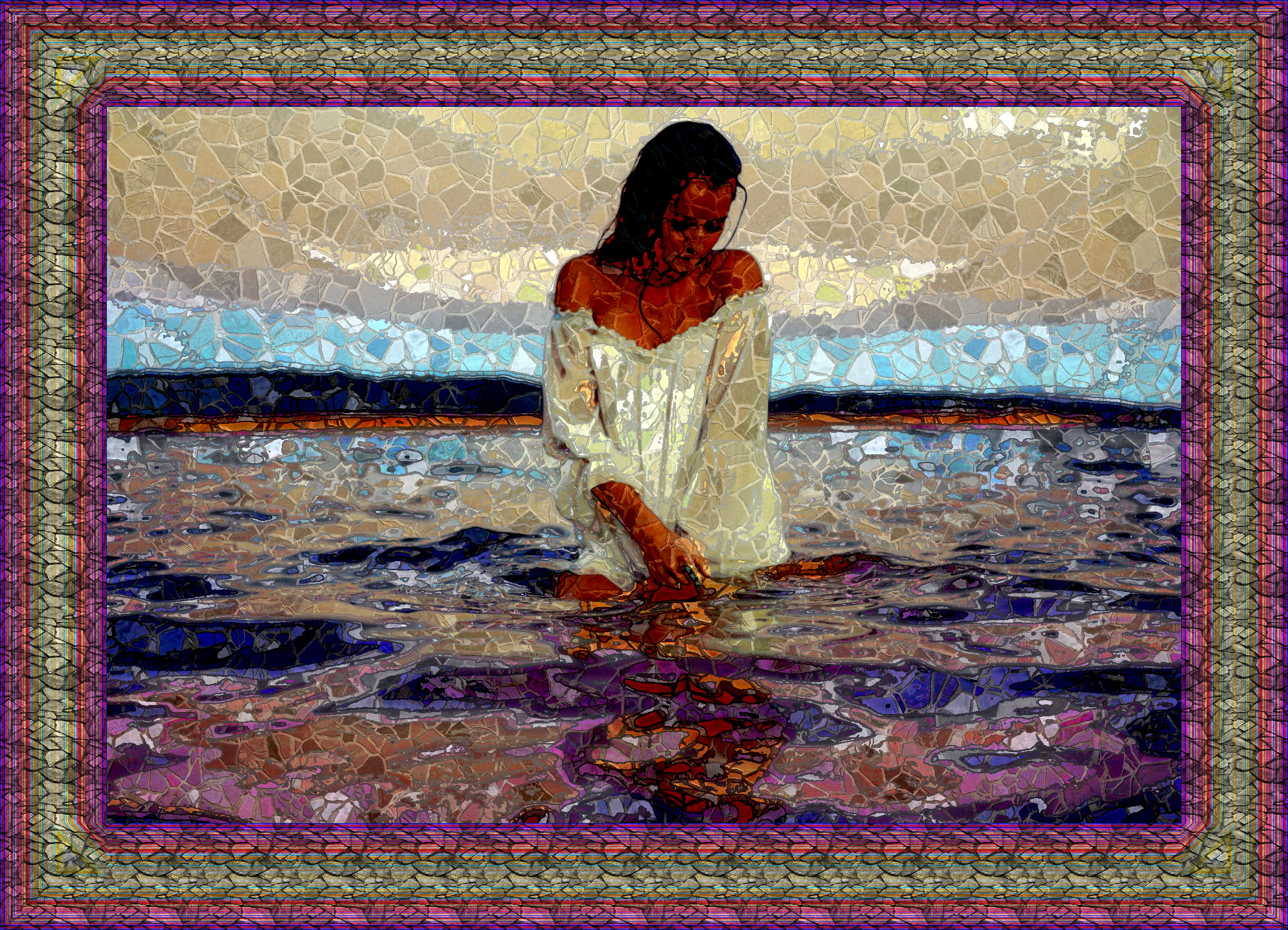 2019-04-08 19-45-08 ryan-moreno-99467-unsplash, as a simple stone mosaic, on 30 areas, nuance=Mix (framed).jpg