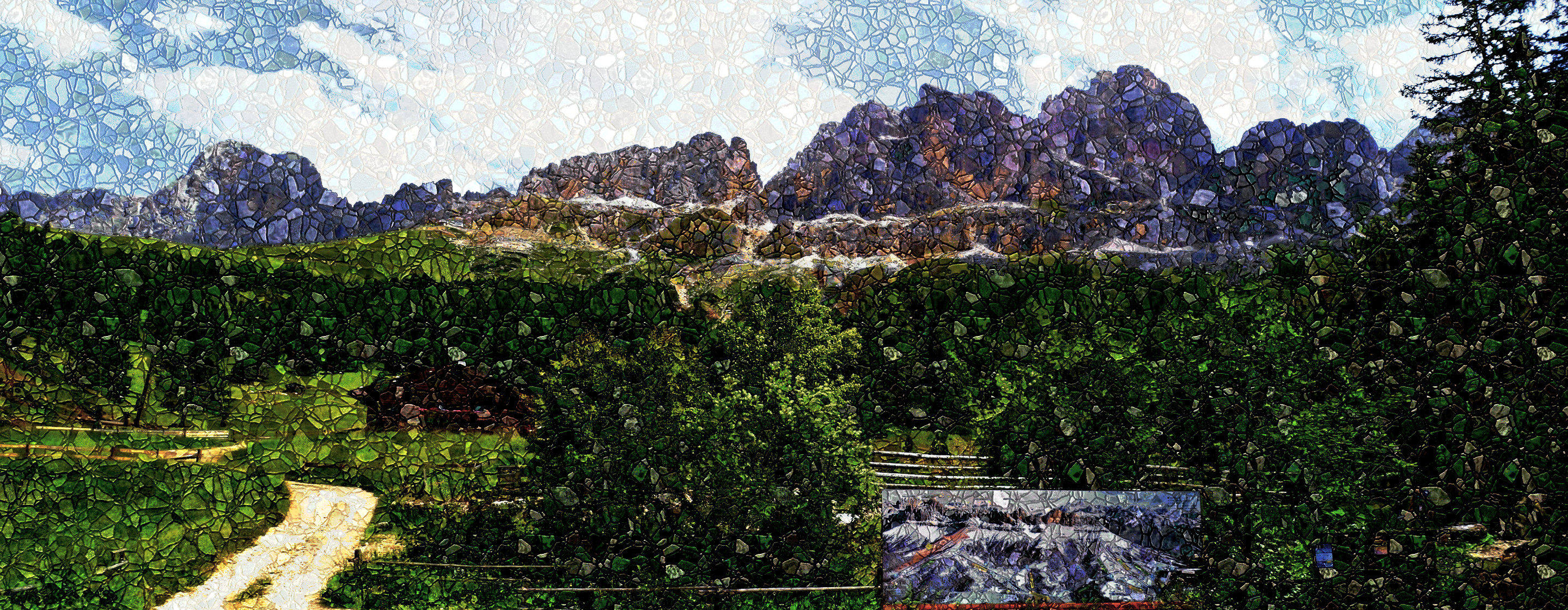 2019-05-10 07-07-45 Dolomiti_2012_Samsung_2012-07-02_SAM_0236_stitch, as a simple stone mosaic, on 8 areas, using Mosaic group = NSBrokenN500.jpg