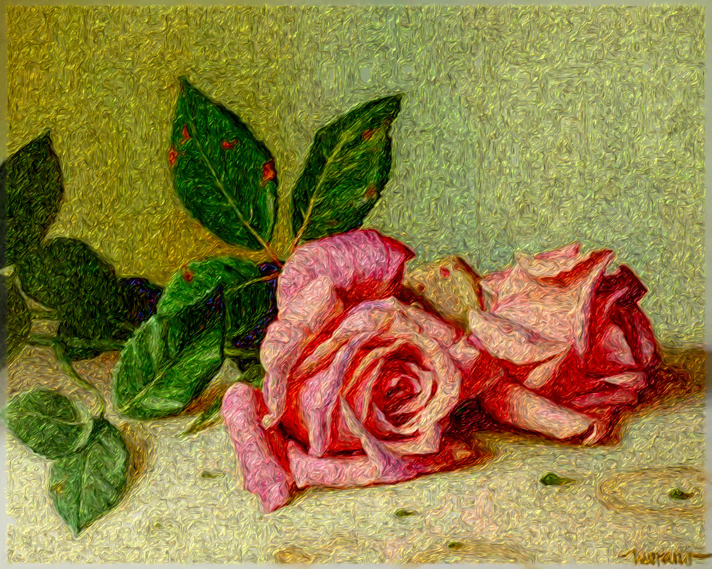 flores-2rosas_DN_PaintWithHairLocks_Issa.JPG