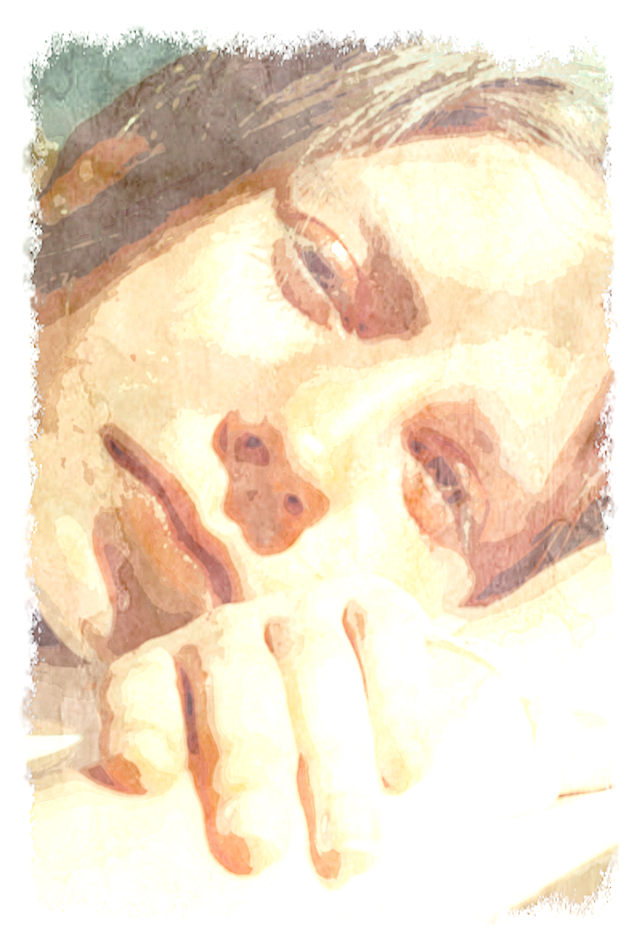 2020-03-22 10-38-27 close-up-photo-of-woman-s-face-3770359 as a digital aquarel, using18 colours, source portrait, look delicate plus.jpg