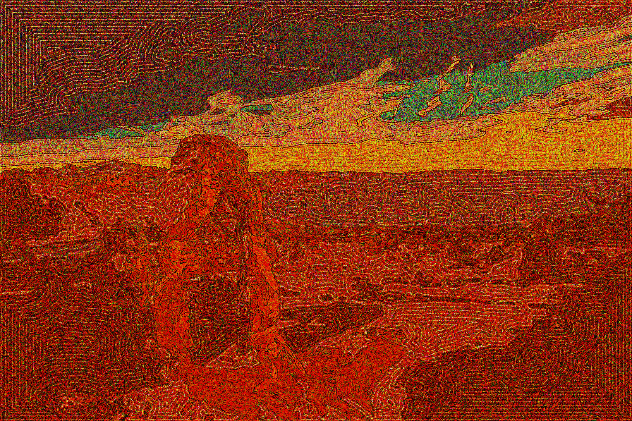 stone-arch-828730_1920, as a drawing style M, colours=12 (G'mic seamless turbo),BG=active BG.jpeg