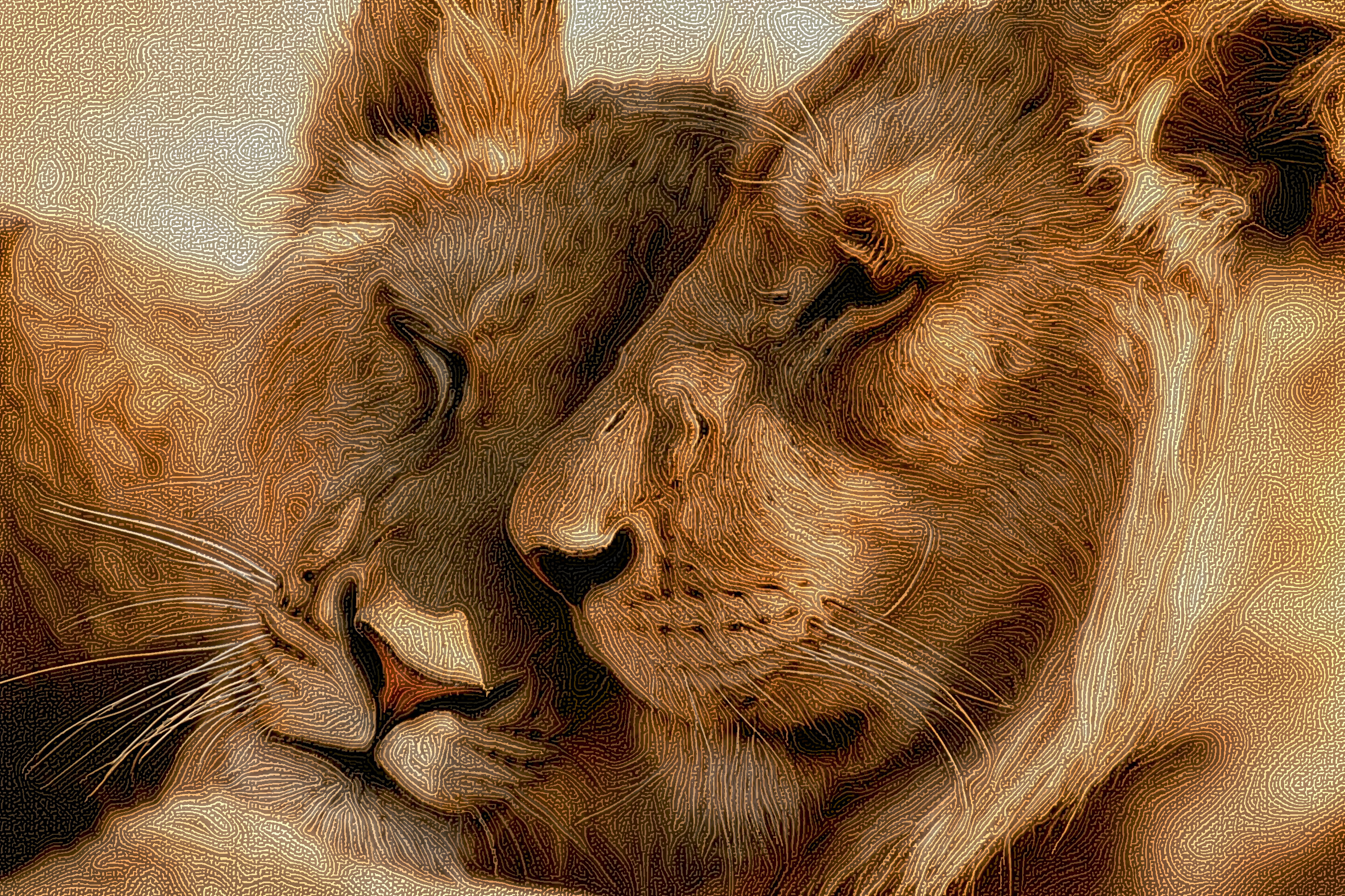 2021-03-25 10-40-33 andrea-brataas-ssLfx2c7KnE-unsplash_3k (noise applied) stroked using Lyle tutorial my way, fine strokes.jpeg