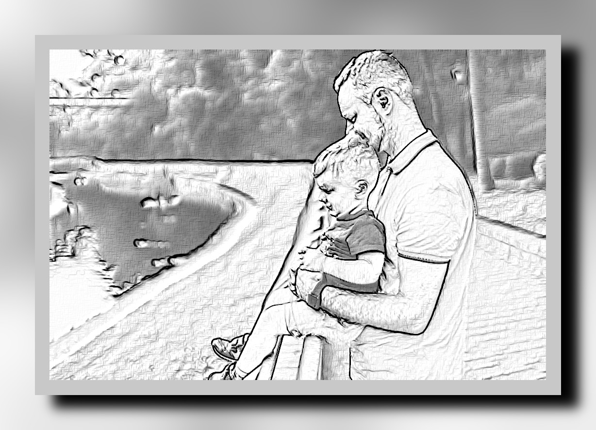 2023-07-05 09-24-13stock-photo-candid-image-father-son-standing with a framed line art v.1.2 effect, styleConvolve Prewitt X+Y.jpg
