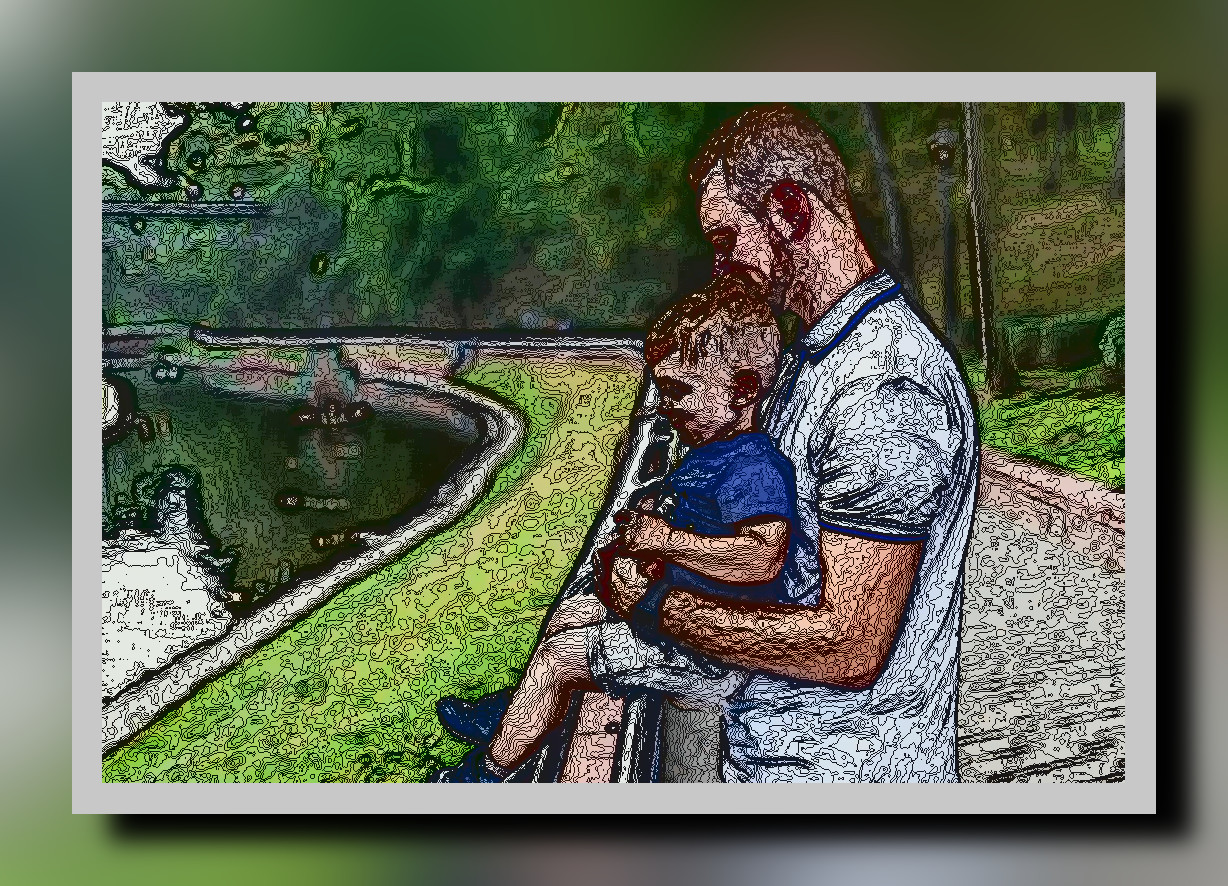 2023-07-05 15-41-09stock-photo-candid-image-father-son-standing with a framed line art v.1.2 effect, style Isophotes (coloured).jpg