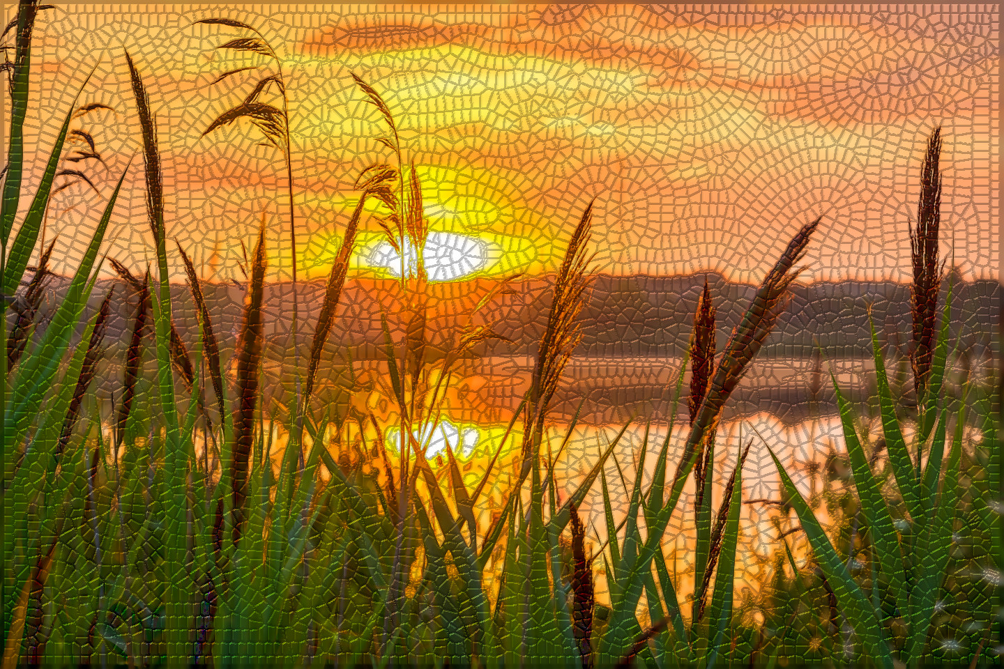 2023-09-21 08-47-15 sunrise-1670979_1920, as a Roman Mosaic  (parms=64,0,1,4,1,8,2,0).jpg