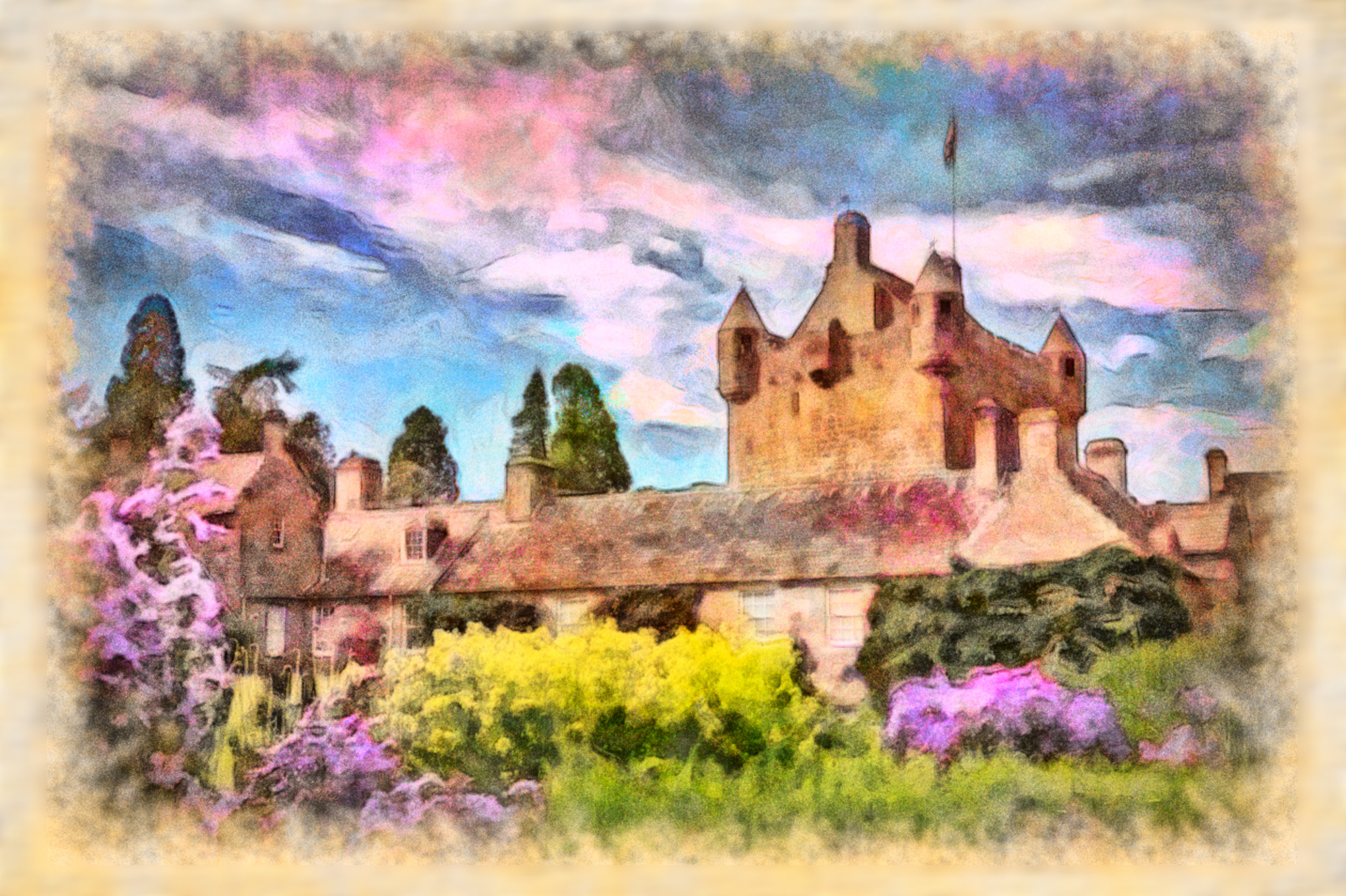 2023-09-28 09-52-58 Cawdor_Castle_Scotland with a Watercolor Pastels Effect 2023 (5.0,60.0,20.0,True,45.0).jpg