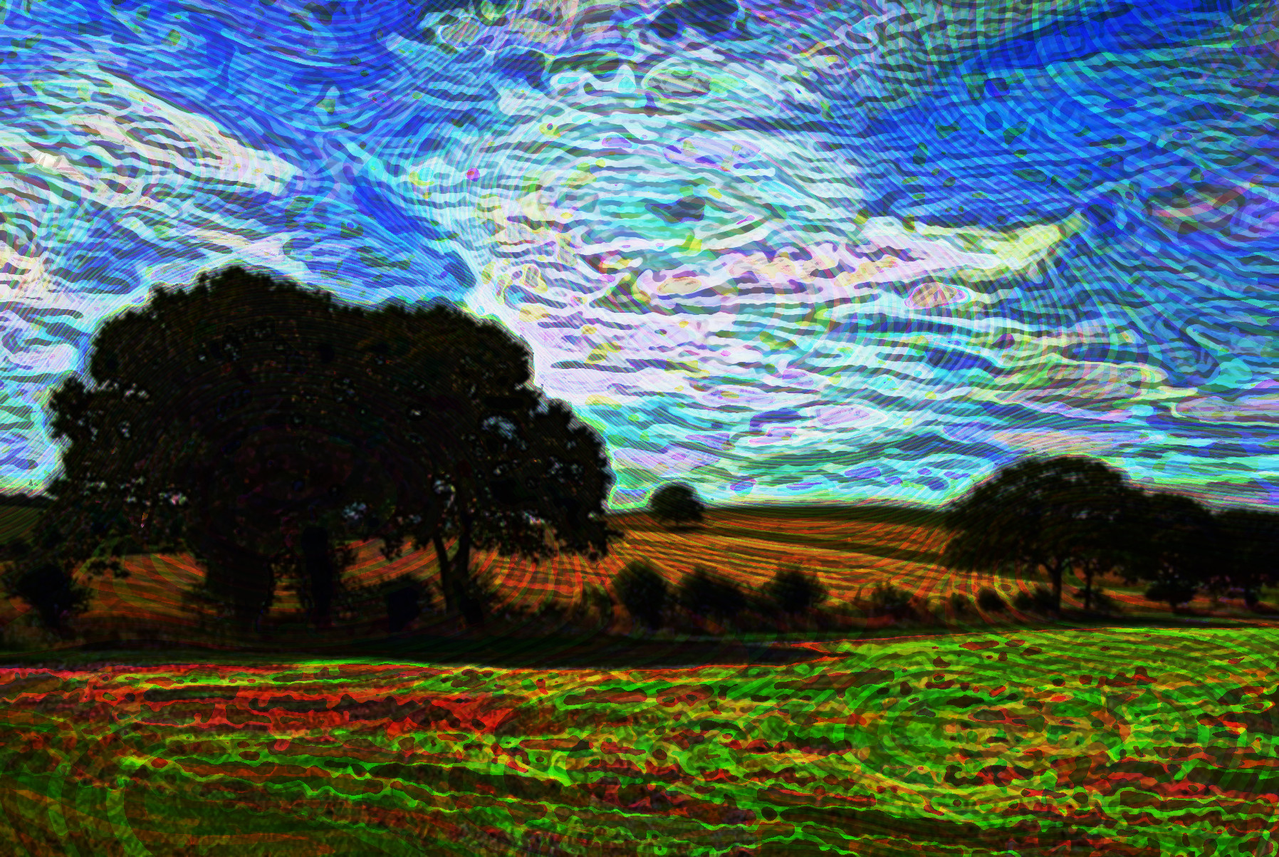 2023-10-18 08-25-11 arboles-campos-cielo-azul-nubes with a Quick Effect E2 (Mess with Bits) (abstr.mode=LAYER_MODE_HARDLIGHT.jpg