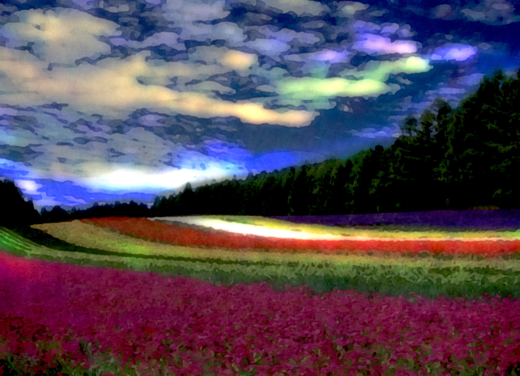 2023-10-29 04-53-17 flower-field-250016_1920, as a free paint (2023), patterns set=FFLS_Crystal, 16 colours, texture soft, top pattern crystal, posteffect aurora (LL).jpeg