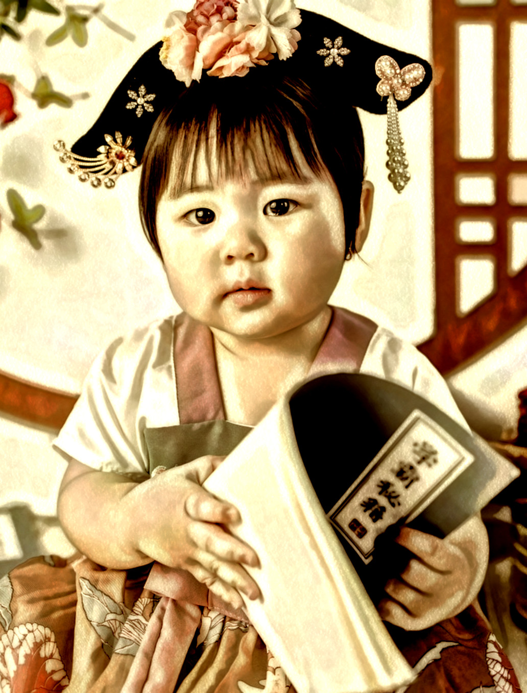 2023-11-04 19-56-08 baby-6482394_1280 with a Free Paint Effect, paint Painting, strokes Constr, contour GradN, poster GmPoster, toppat Crystal, postpro Sepia.jpg