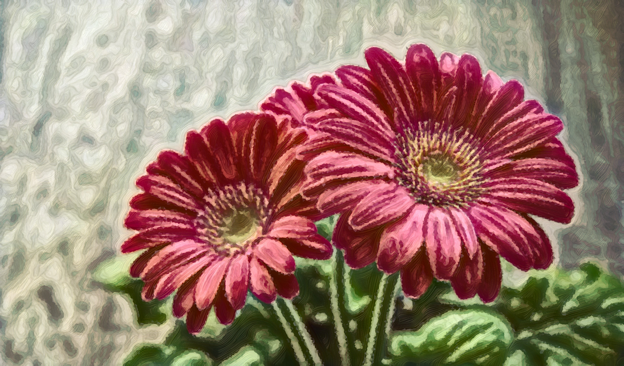 2023-11-10 16-42-29 flower-631765_1920 with a Free Paint Effect, paint HardPaint, strokes Mosaic, contour GradN, poster MThreshold, toppat HLocks , postpro Vibrance.jpg