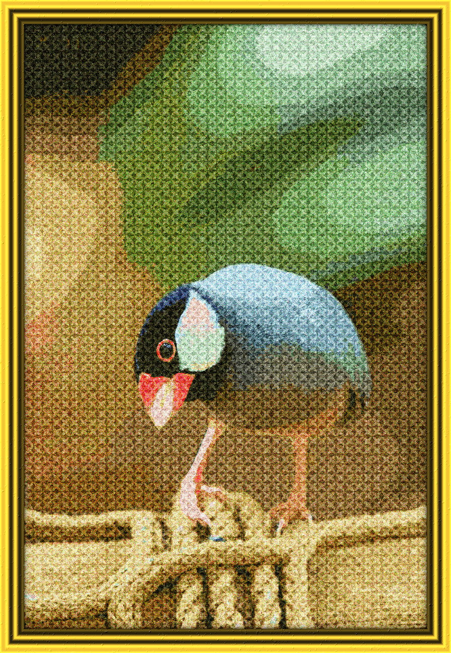 2024-02-26 11-55-53 bird-8037744_1280, having a knitted look, on 30 colour areas, using pattern Knit_New_CrossStitch200.jpg..jpg