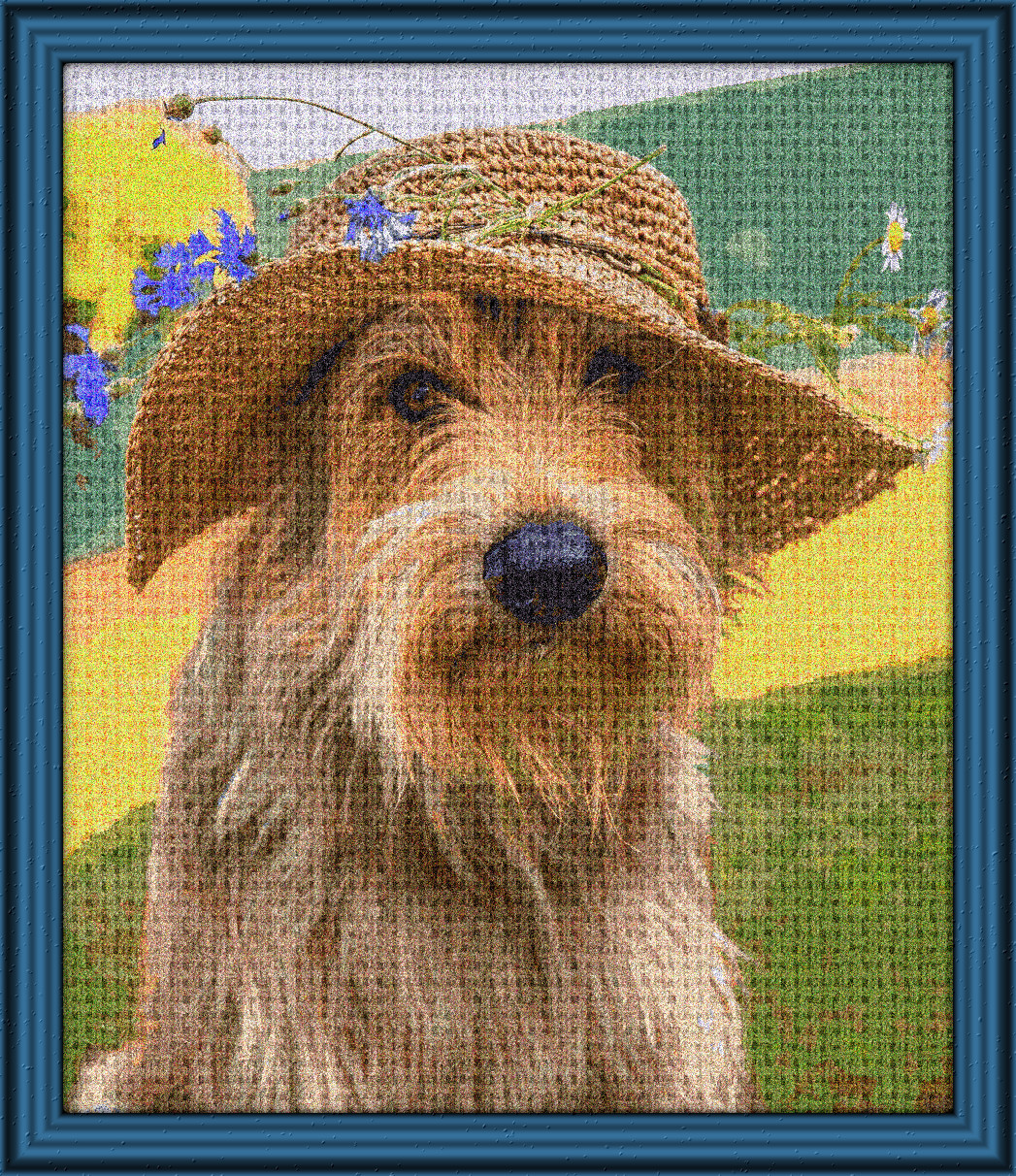 2024-03-04 08-47-09 dog-8089493_1280, having a knitted look, on 35 colour areas, using pattern Knit_New_Burlap200, with sat adj.jpg