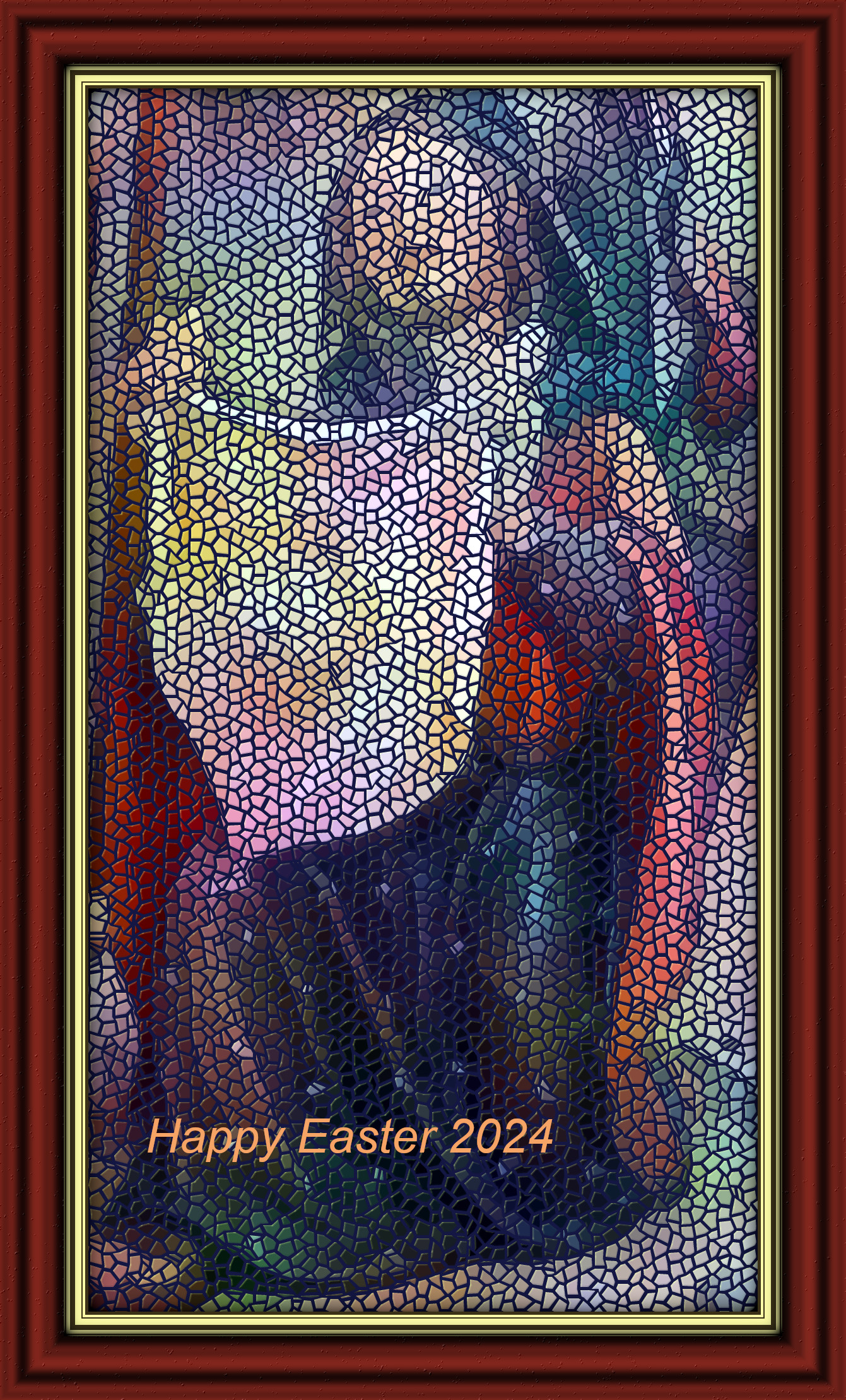 2024-03-31 09-10-38easter-4767362_1920, having a paint-mosaic look (preset=3000,0,False,3,1,1,0,0.48,0.02,0.0,1.1,0.5,False,0,5,RGB (0.282352941176, 0.0823529411765, 0.0627450980392, 1.0)).jpg