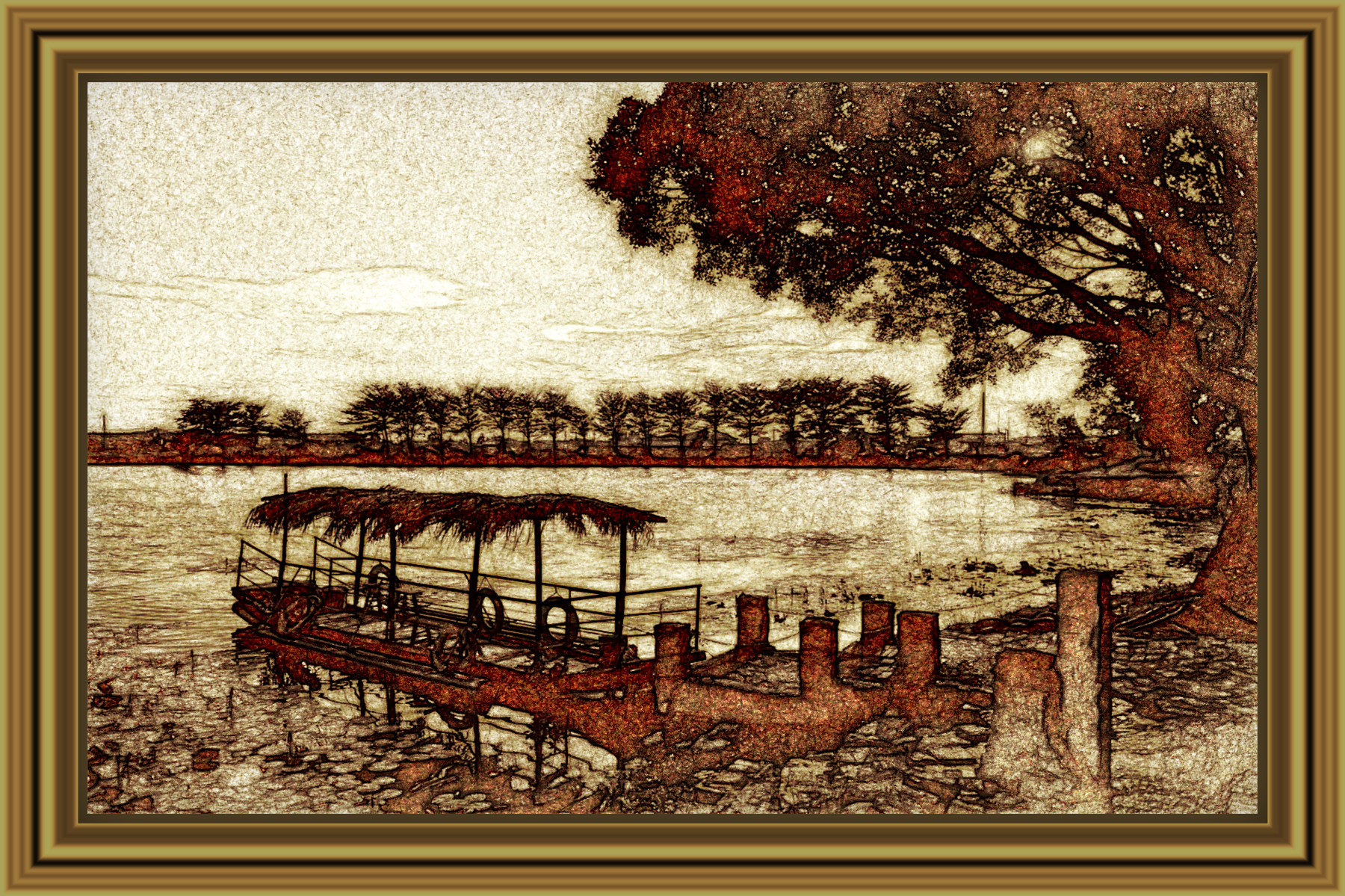 2024-03-31 11-41-38 tainan-2728053_1280 with Lines Art effect, preset=3000,35.0,3.5,Felt Pen,0,[179,142,80],3,1.jpg