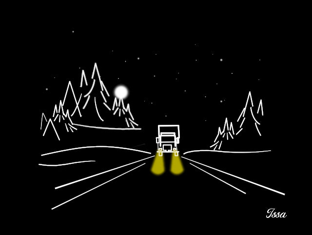 A truck on the road_Issa.JPG