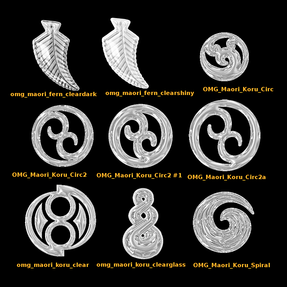 Sharing - Maori Symbols/Motifs Glass Brushes • GIMP Chat